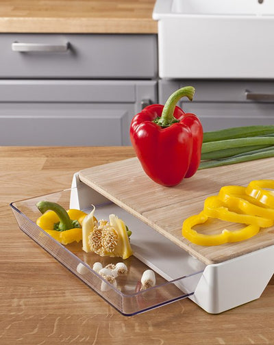 CUTTING BOARD & TRAY BAMBOO WITH SLEEVE