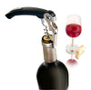 DOUBLE HINGED CORKSCREW - BLACK - VACU VIN # 6851460