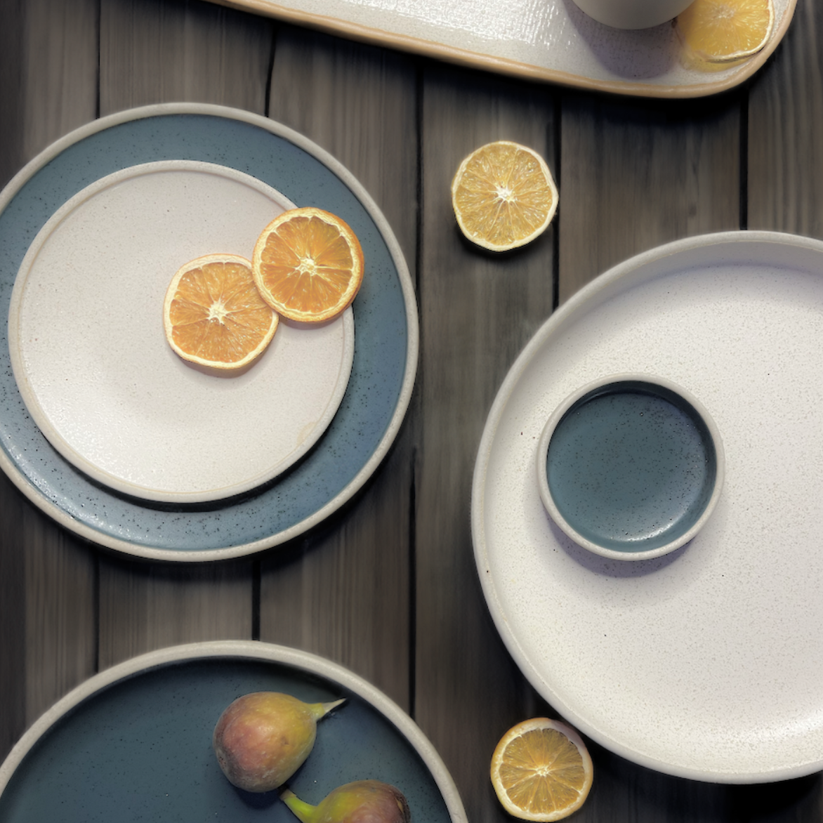 8.25 in. Salad Plate - Pastel Blue