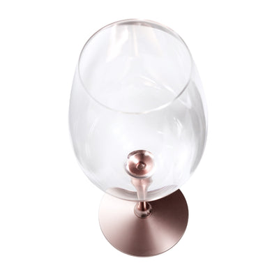 CRYSTAL SPINNING GLASS BORDEAUX (ROSE GOLD)