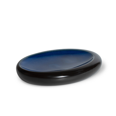 MIRAGE OVAL PLATE 12" | 31 CM  - BLACK