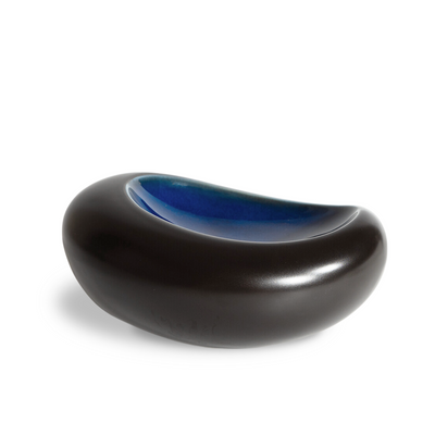 MIRAGE BEAN SHAPE BOWL 8" | 20 CM - BLACK