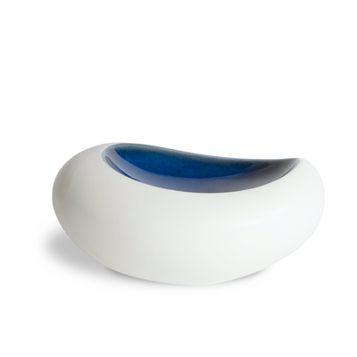 MIRAGE BEAN SHAPE BOWL 8" | 20 CM - WHITE