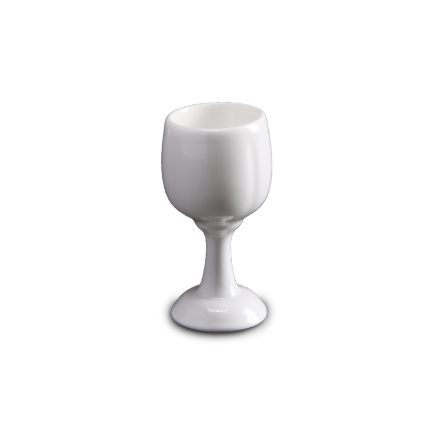 BONE CHINA CHINESE WINE CUP - WHITE - DON BELLINI # DB1030902