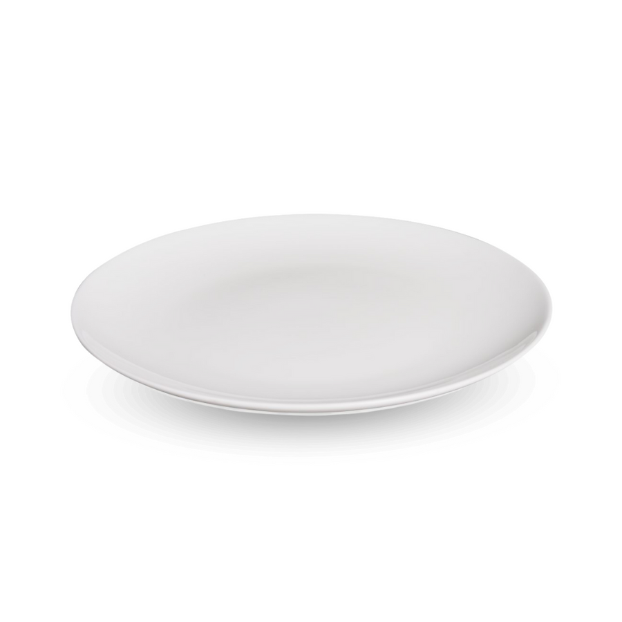 BONE CHINA COUPE PLATE - WHITE - DON BELLINI # DB1010015