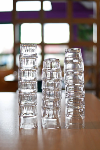 EMPILABLE CLEAR TUMBLER 160 ML (6PIECES)