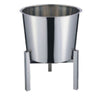 STAINLESS STEEL DOUBLE SOUP BUCKET RACK - SILVER - KITCHENWARE # 001107