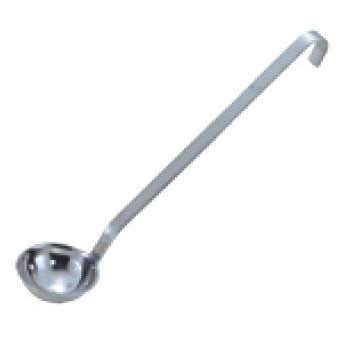 STAINLESS STEEL SATIN LADLE WITH HOLE - SILVER - KITCHENWARE # 135183