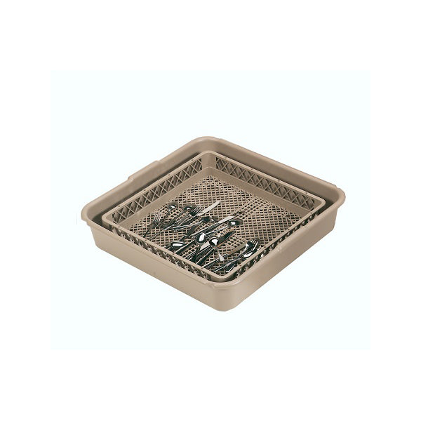 FULL TUB AND TRAEX OPEN RACK - BEIGE - VOLLRATH # 1397