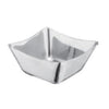 TILT STYLE SQAURE STAINLESS STEEL FOOD BOWL - SILVER - KITCHENWARE # 196123