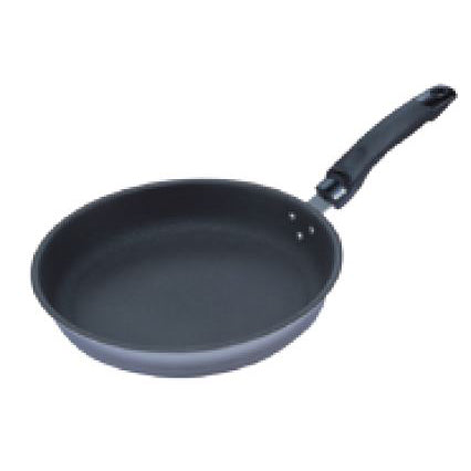 THREE LAYER STEEL TILT TYPE CERAMIC NON STICK FRYING PAN - SILVER - KITCHENWARE # 385101