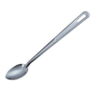 STAINLESS STEEL BASTING SPOON - SILVER - KITCHENWARE # 401184