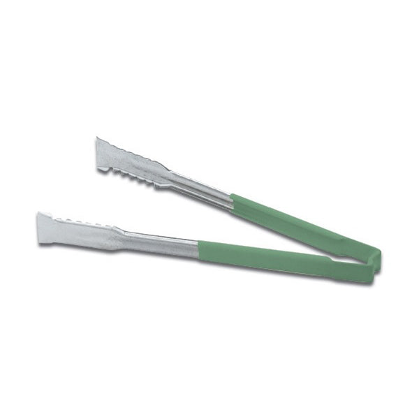 ONE PIECE COLOR CODED KOOL TOUCH HANDLE VERSAGRIPTONG - GREEN - VOLLRATH # 4790970