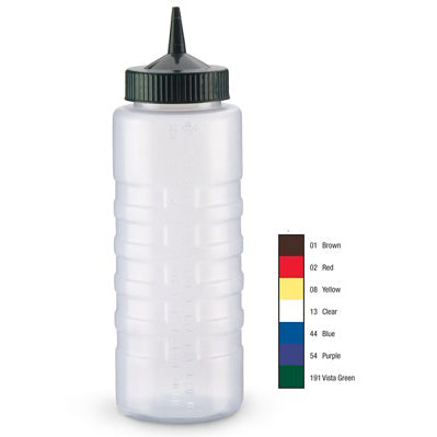 SINGLE TIP WIDE MOUTH BOTTLE OPENING COLOR?MATE? DISPENSER - GREEN - VOLLRATH # 4932-13191