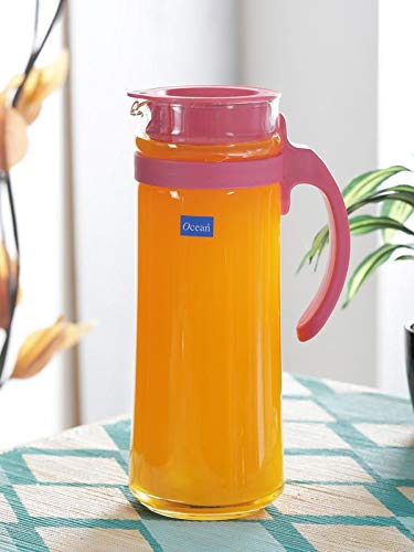 PATIO PITCHER WITH HANDLE (PINK) - 1265ML - OCEAN #5V18344G0201