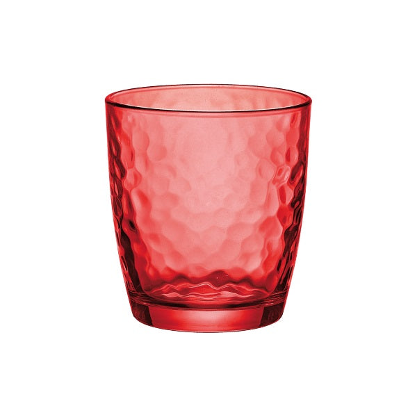 PALATINA WATER TUMBLER - RED - BORMIOLI ROCCO # 6.62570.589