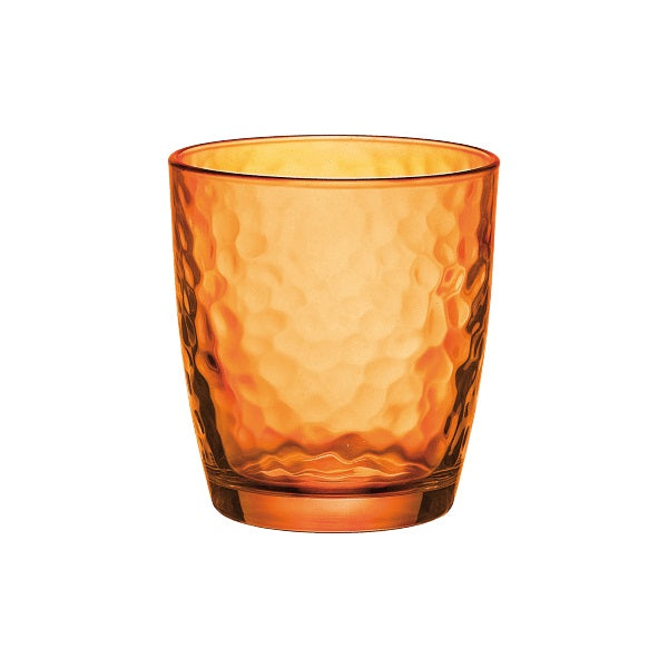 PALATINA WATER TUMBLER - ORANGE - BORMIOLI ROCCO # 6.62570.590