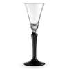 7.1/2 OZ SPKSY FLUTE BLACK STEM - LIBBEY # 607024