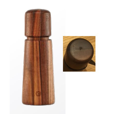 CERAMIC GRINDER PEPPER (WALNUT) - BROWN - CRUSHGRIND # 70251-2031