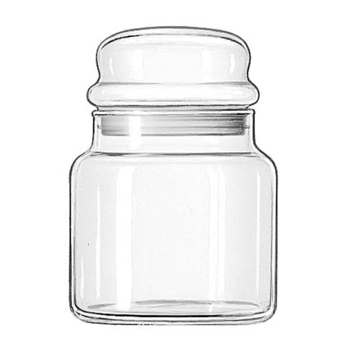 22 OZ STORAGE JAR (H INCLUDES LID) - LIBBEY # 70996