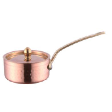 THREE - LAYER COPPER MINI SAUCE POT WITH SINGLE HANDLE - COPPER - KITCHENWARE # 713102