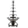 SIX LAYER LUXURY STAINLESS STEEL CHOCOLATE VESSEL - SILVER - KITCHENWARE # 808121