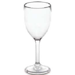 265 ML PC WINE GLASS - PC/ PLASTIC # 8584PC