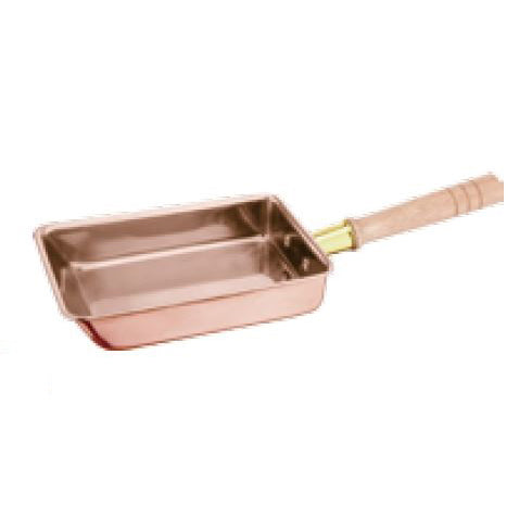 COPPER THREE LAYER HAMMERED TAMAGOYAKI PAN - COPPER - KITCHENWARE # 891102