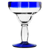 12 OZ ARUBA BLUE RIM MARGARITA (HANDMADE) - LIBBEY # 92308