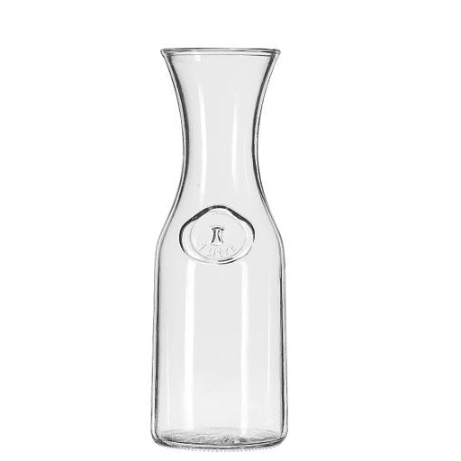 40.1/2 OZ 1L WINE DECANTER W/EMBLEM - LIBBEY # 97000