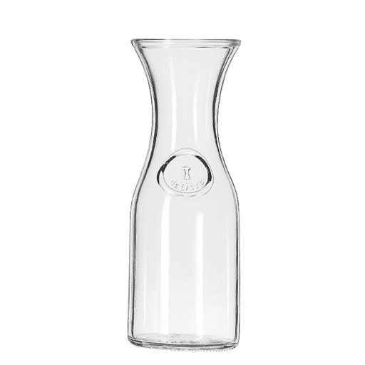 21 OZ 0.5L WINE DECANTER W/EMBLEM - LIBBEY # 97001