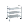 THREE SHELF MONEY SAVER KNOCKED DOWN (K.D.) CART - STAINLESS STEEL - VOLLRATH # 97105