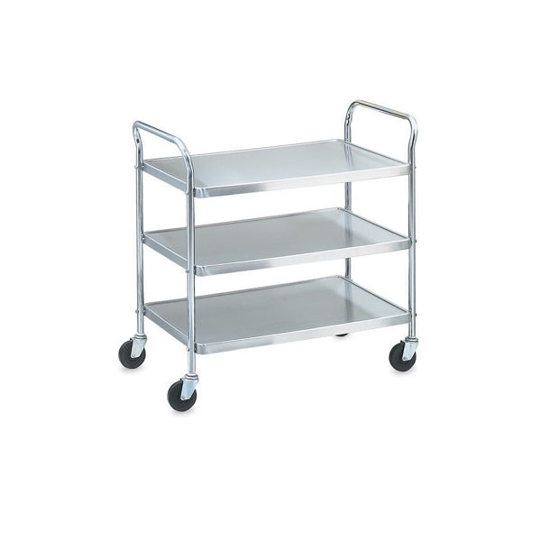 THREE SHELF MONEY SAVER KNOCKED DOWN (K.D.) CART - STAINLESS STEEL - VOLLRATH # 97106