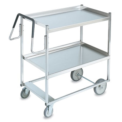 TWO SHELF CARTS WITH RAISED LOWER SHELF - STAINLESS STEEL - VOLLRATH # 97200