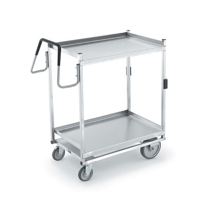 TWO SHELF CARTS WITH STANDARD LOWER SHELF - STAINLESS STEEL - VOLLRATH # 97205