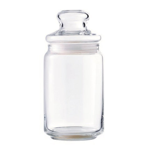 POP JAR W/GLASS LID 750ML - OCEAN # B2526