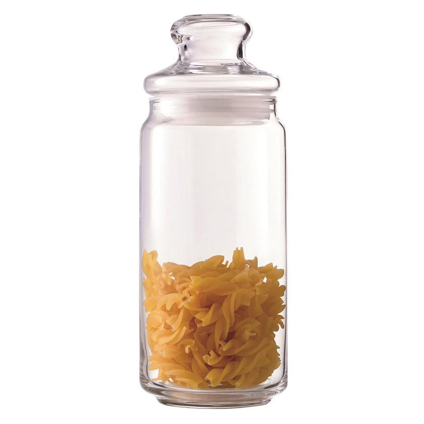 POP JAR W/GLASS LID 1000ML - OCEAN # B2536