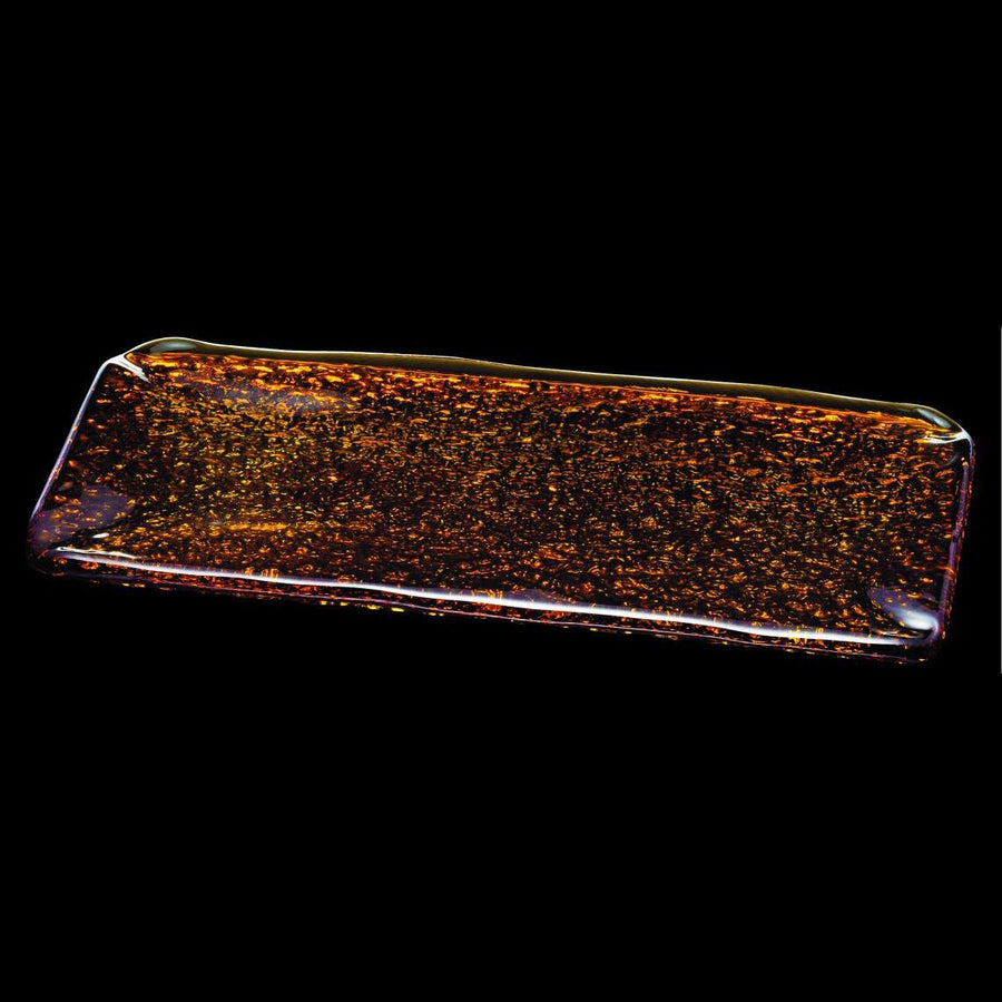 RECTANGLE PLATE 320 - AMBER - ADERIA # F-71122