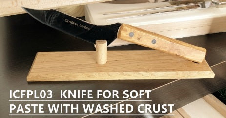 CHEESE KNIFE SOFT PASTE WITH WASHED CRUST - BLACK - CLAUDE DOZORME # ICFPL03