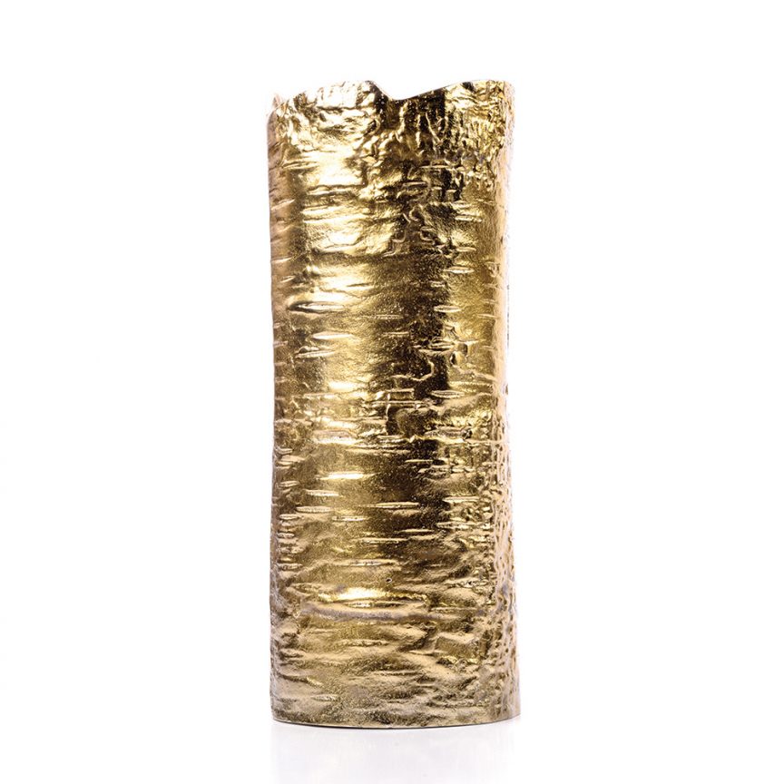 LOG GOLD VASE - GOLD - IMPULSE # IM2608