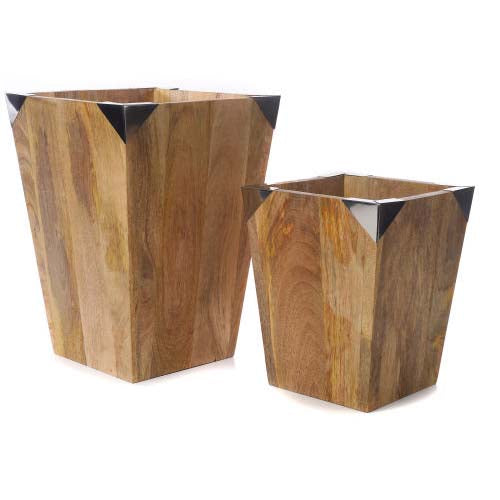 NAPA BASKETS SET OF 2, 1 X LARGE, 1 X SMALL - BROWN - IMPULSE # IM3598