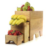 NAPA NESTING CRATES NARROW SET OF 3, 1 X LARGE, 1X MEDIUM, 1 X SMALL - BROWN - IMPULSE # IM3610