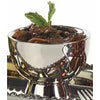 MILANO FOOTED SNACK BOWL - SILVER - IMPULSE # IM5241