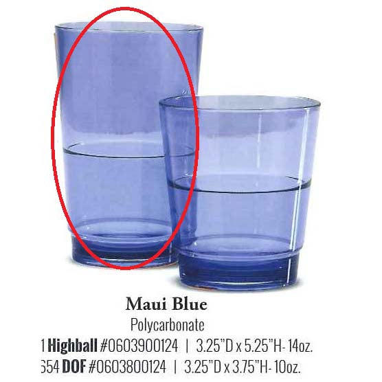 MAUI HIGHBALL - BLUE - IMPULSE # IM6651