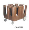 ADJUSTABLE DISH CADDY STACKS HOLDS 4.5''-13''  ROUND PLATE / BOWL - JIWINS #JW-DC320