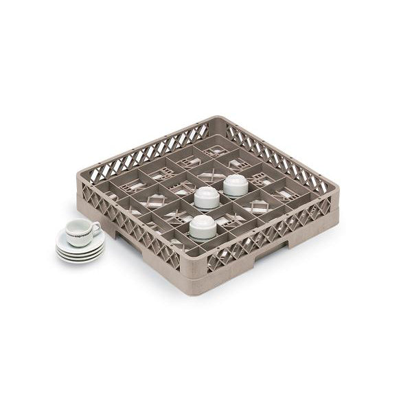 25 COMPARTMENT RACK - BEIGE - VOLLRATH # TR-16