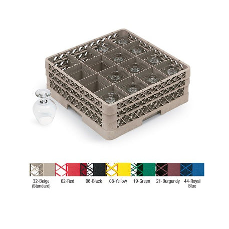 16 COMPARTMENT RACK - BEIGE - VOLLRATH # TR-8