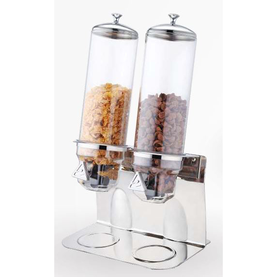 TWO 4L CEREAL DISPENSER - STAINLESS STEEL - SUNNEX # U13-1200