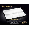 12" X 8'' | 30 X 20 CM PLATTER - WHITE - WILMAX # WL-992598