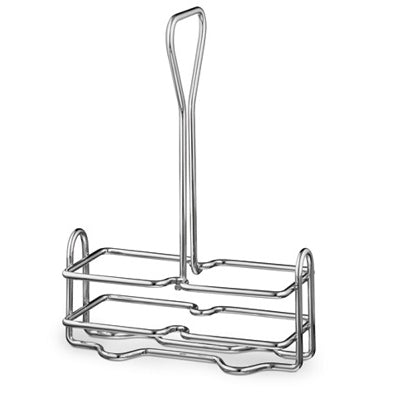 WIRE RACK CONDIMENT CADDY - HOLDS TWO CRUETS - STAINLESS STEEL - VOLLRATH # WR-1020